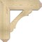 Ekena Millwork Olympic Craftsman Rough Sawn Bracket w/ Offset Brace, Douglas Fir, 8"W x 26"D x 26"H BKT0806X26X26OLY04RDF - alternate 3
